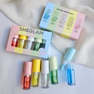 Sheglam Jelly Wow Hydrating Lip Oil – Transparent Glossy (5 bundle pack )