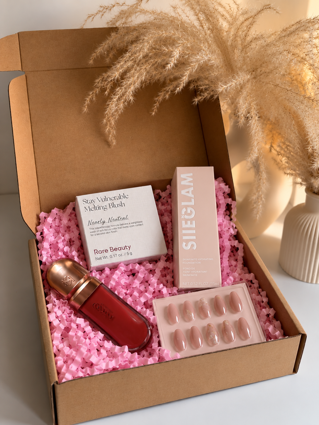 Bundle 02:  3-in-1 Bundle. Any Blush + Any Foundation + Any Lipgloss.